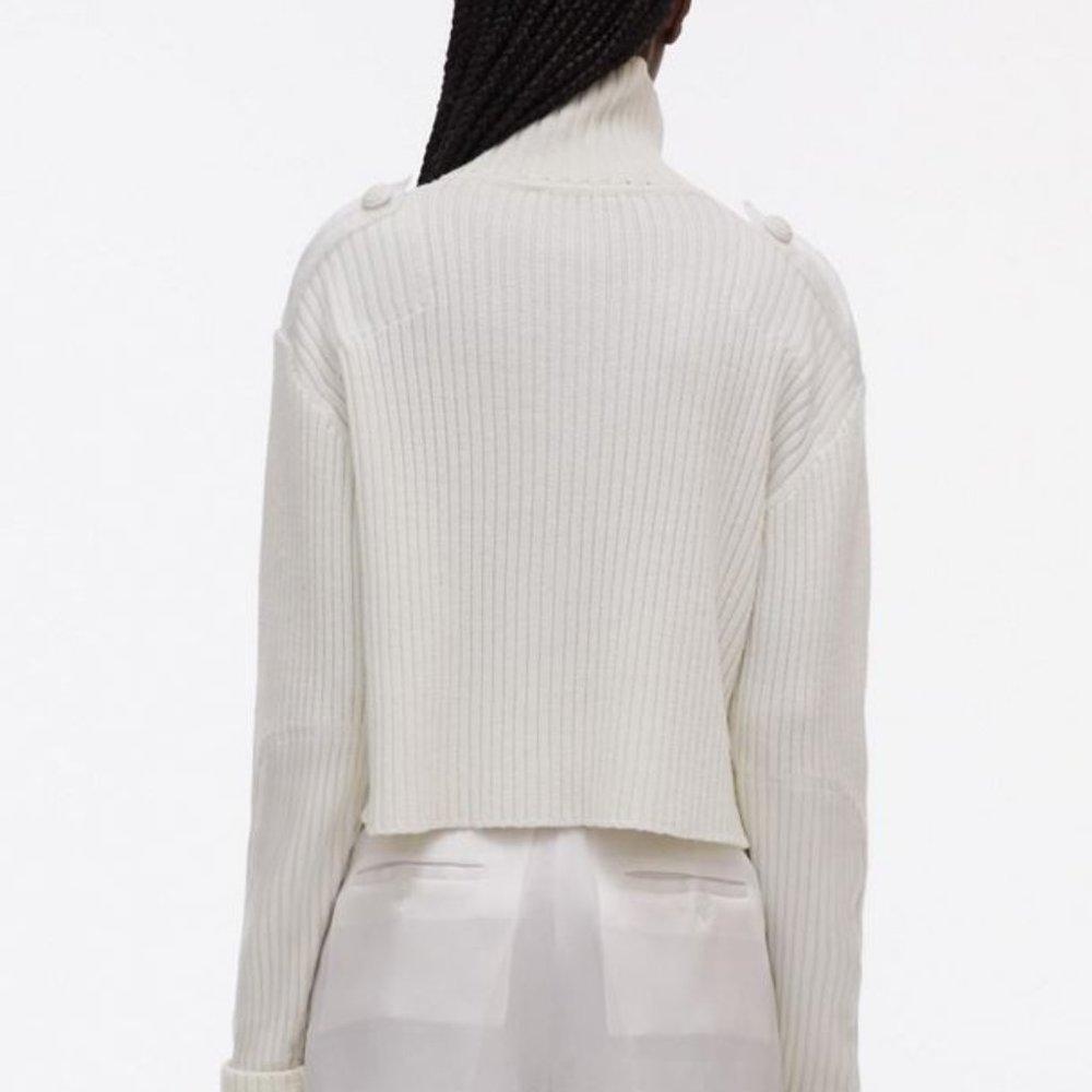 Helmut Lang military crop sweater, XS - Picture 2 of 5